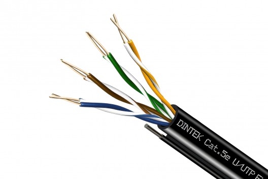 Cáp mạng ngoài trời DINTEK PowerPRO Cat.5e UTP 24AWG PE Aerial Cable (1101-03037)
