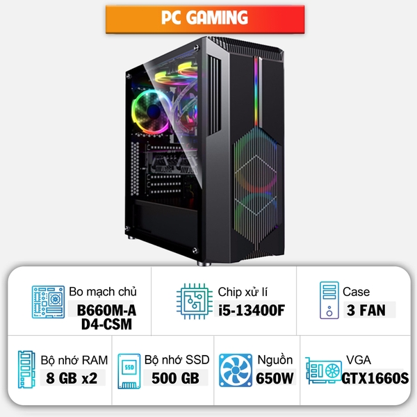PCDL Gaming i5-13V1660S