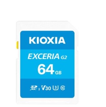 Thẻ nhớ SD Kioxia Exceria G2 CL10 UHS-I U3 V30 4K 64GB LNEX2L064GG4