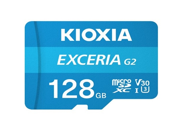 Thẻ nhớ Kioxia 128GB MicroSDXC Exceria G2 UHS-I C10 U3 (LMEX2L128GG4)