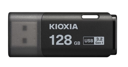 USB 128GB Kioxia 3.2 Gen 1 U301 - LU301K128GG4 (Đen)
