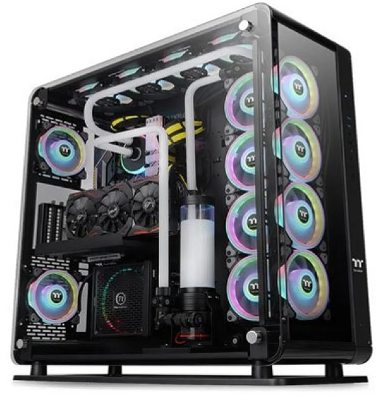 Thùng máy Thermaltake Core P8 Tempered Glass Full Tower Chassis - Black không Fan