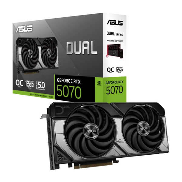 Card màn hình Asus Dual GeForce RTX 5070 12GB GDDR7 OC Edition (DUAL-RTX5070-O12G)