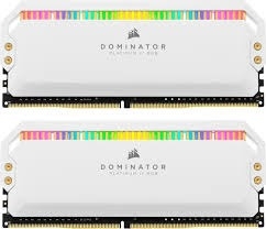 Ram Desktop Corsair Dominator Platinum White RGB 16GB  DDR4 3200MHz