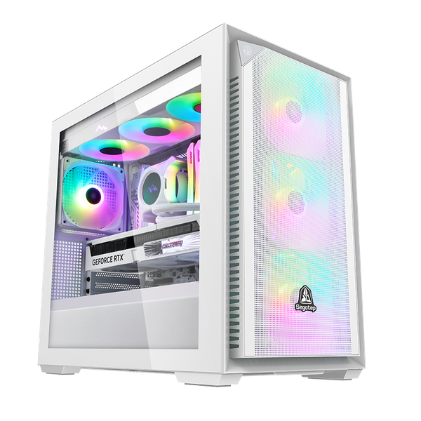 Case Máy Tính SEGOTEP GANK 360S-APE WHITE - Không Fan