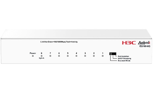 Switch H3C Aolynk ES100-8G (8 cổng Gigabit)
