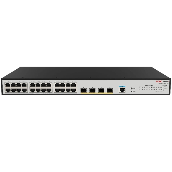 Switch PoE H3C Aolynk US300-24G4F-HP (24GE PoE+, 4 SFP, Layer 2)