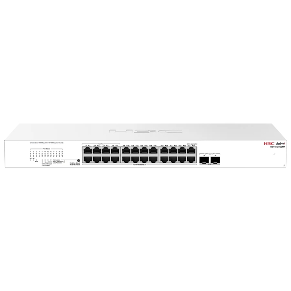 Switch H3C Aolynk US110-24G2MF (24 cổng Gigabit + 2 cổng SFP 2.5G)
