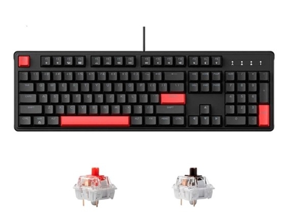 Bàn phím có dây Keychron X3 Red Backlight Đen