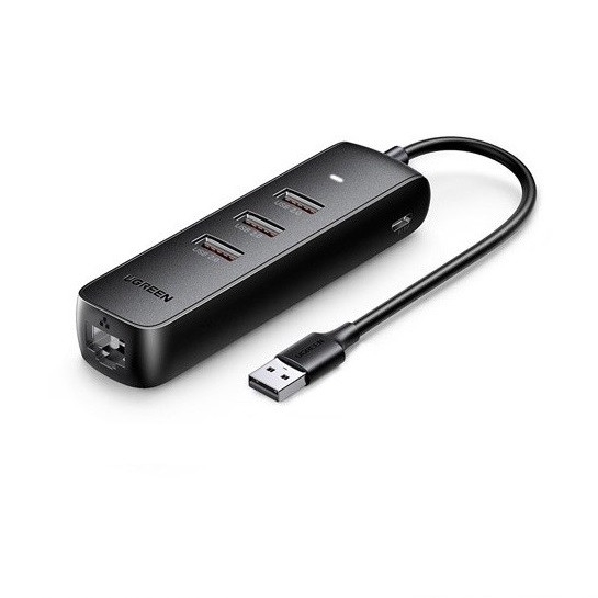 Bộ chuyển đổi USB 2.0 sang 3 cổng USB 2.0 và Lan Ugreen ( 20984)