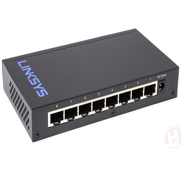 Switch Linksys LGS108 (Gigabit (1000Mbps)/ 8 Cổng/ Vỏ Thép)