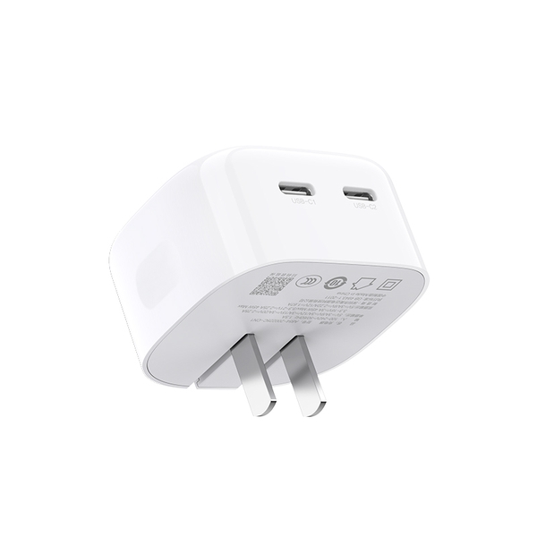 Sạc 45W 2 cổng trắng sứ - Sạc PISEN PRO DualPort PD45W