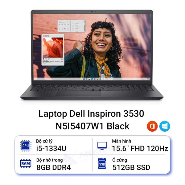Laptop Dell Inspiron 15 3530 N5I7240W1
