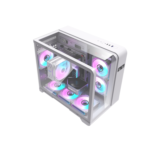 VỎ CASE MÁY TÍNH DARKFLASH L280M (Full M-ATX, KHÔNG FAN)