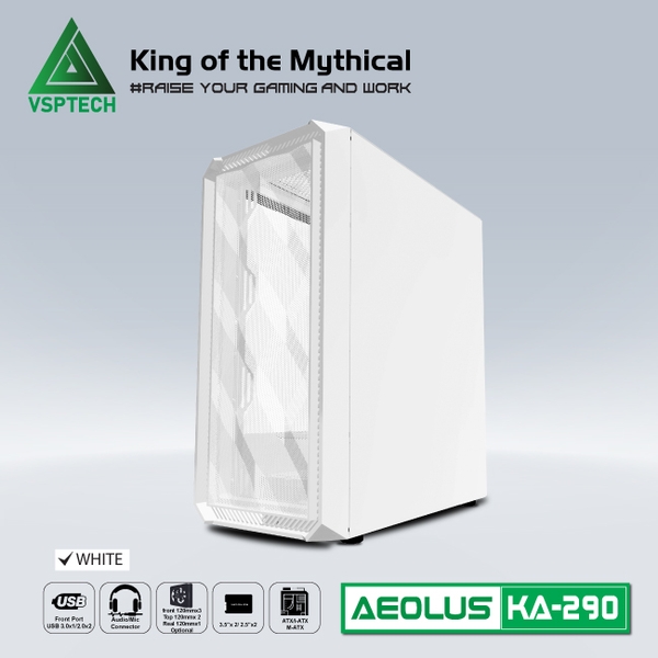 Case KA-290 Trắng không FAN