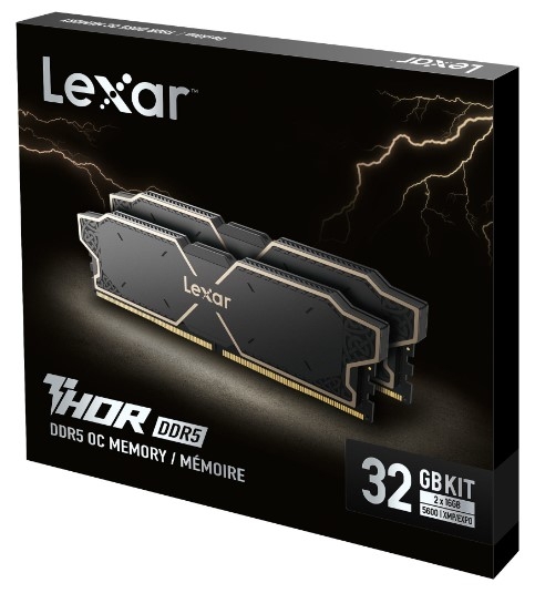 RAM DR5 32G BUSS 5600 LEXAR THOR XMP/EXPO,RGD,U-DDIM (2x16GB) (LD5U16G56C36LG-RGD)