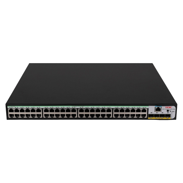 Switch PoE H3C S1850V2-52X-PWR (48GE PoE+, 4 SFP+ 10G, Layer 2)