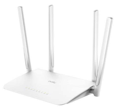 Phát Wifi Cudy WR1300 AC1200 Chính hãng FV (4 anten, 867Mbps, Wifi 5 2 băng tần, Repeater, 5LAN , Quản lý từ xa)