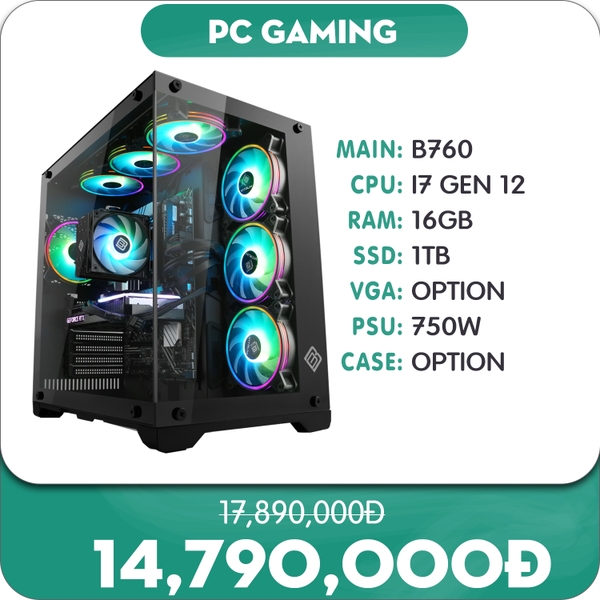 PC gaming B760 i7 gen 14