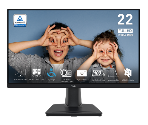 Màn Hình MSI PRO MP225 (21.5 inch - IPS - FHD - 100Hz - 1ms)