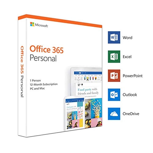 Microsoft 365 Personal AllLng Sub PKLic 1YR Online APAC EM C2R NR