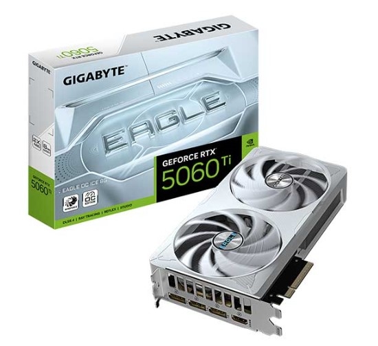 Card đồ họa Gigabyte RTX 5060 Ti Eagle OC ICE 8GB GDDR7