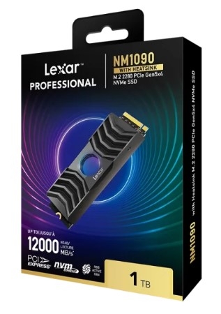 Ổ cứng Lexar NM1090 1TB NVMe PCIe Gen5 x4 LNM1090001T-RNANG