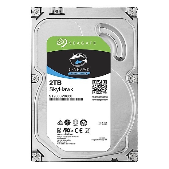 Ổ cứng chuyên dụng HDD Seagate SkyHawk 2TB 3.5