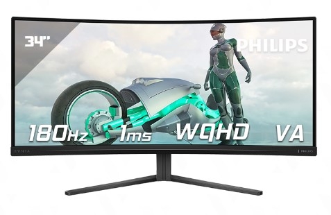 Màn hình Gaming Philips 34M2C3500L/01 34 inch QHD VA 180Hz 1ms