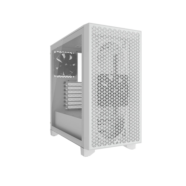 Vỏ máy tính Corsair 3000D Tempered Glass Mid-Tower, White (CC-9011252-WW)