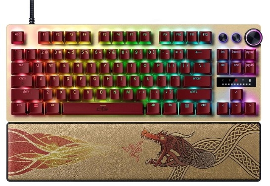 Bàn phím cơ Gaming có dây Razer Huntsman V3 Pro Tenkeyless - CS2 Counter-Strike 2 Edition RZ03-04982100-R3M1