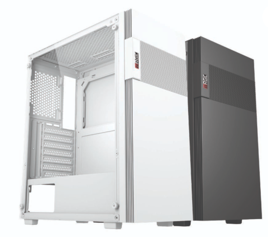 CASE MAGIC GM-02 WHITE Kèm 3 FAN (ATX)