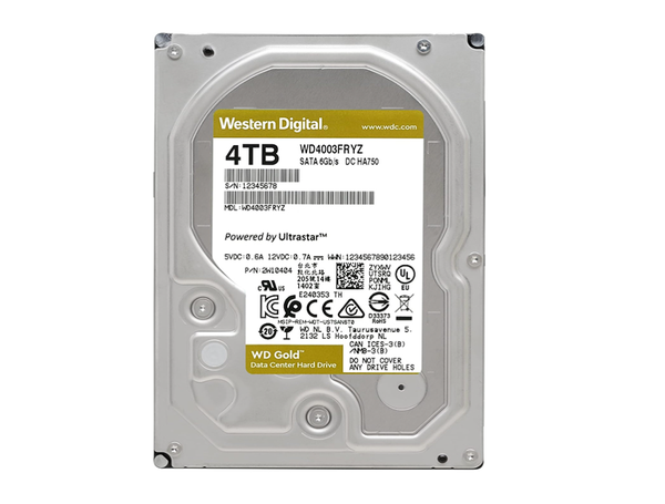 WD HDD GOLD 4TB /3.5