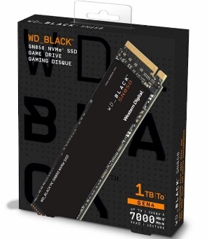 SSD WD Black SN850 PCIe Gen4 x4 NVMe M.2 1TB WDS100T1X0E