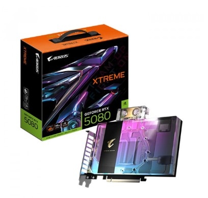 Card màn hình  Gigabyte RTX 5080 AORUS XTREME WATERFORCE WB 16GB