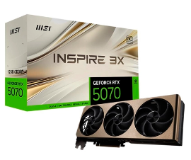VGA MSI GeForce RTX 5070 12G INSPIRE 3X OC