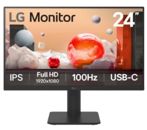 Màn Hình LG 24MS570B-B (23.8 inch - IPS - FHD - 100Hz - 5ms - Speaker - USB Type C )