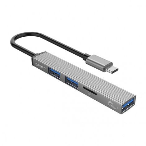 Bộ chia Type C ra 4 cổng USB 3.0 & 2.0 Orico AH-12F-GY-BP