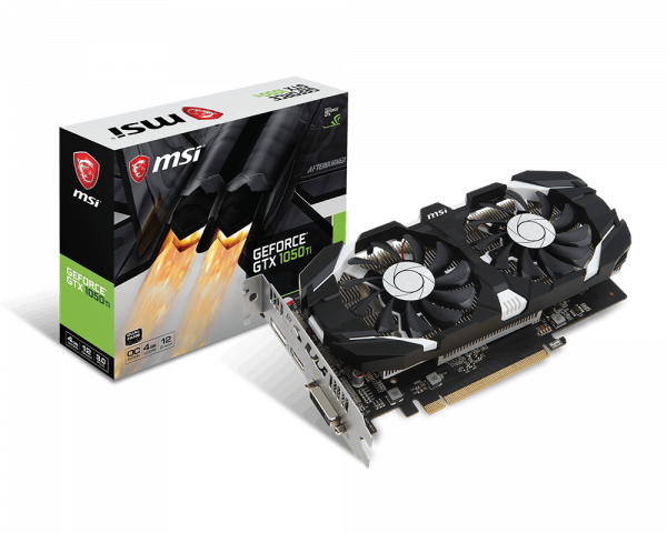 VGA MSI GeForce GTX 1050Ti 4GT OCV1