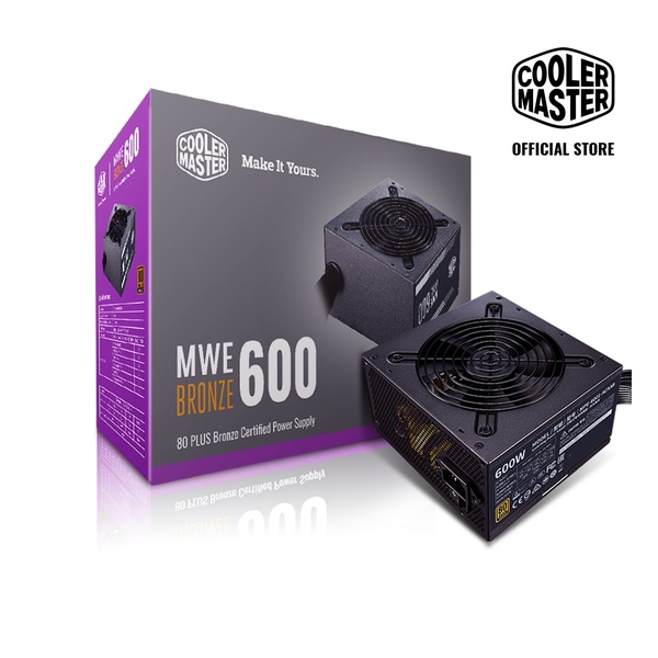 Nguồn Cooler master MWE 600 BRONZE V2 230V (MPE-6001-ACABW-BEU)