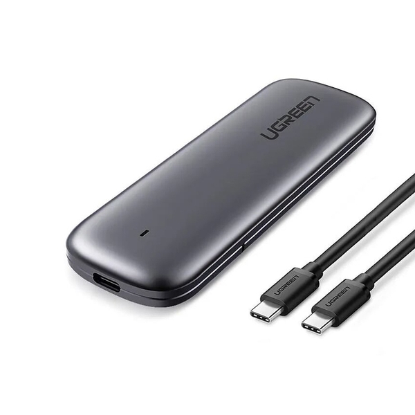 Thiết bị đựng ổ cứng cỡ M.2, dùng để kết nối ổ cứng Sata M-KEY với máy tính qua cổng usb Ugreen (60354)