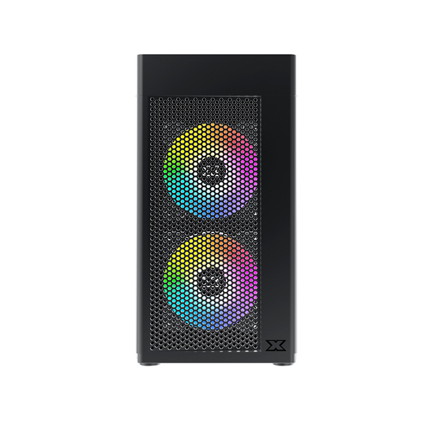 Vỏ Case Xigmatek  AERO 2F EN46591  ( Mini Tower/Màu Đen) - 2 FAN LED