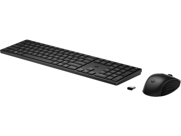 Bộ bàn phím và chuột không dây HP 650 4R013AA (2.4GHz, USB-A, màu đen)