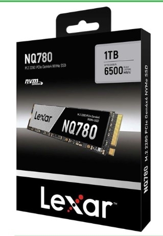 SSD Lexar NQ780 1TB M.2 2280 NVME Gen 4x4 (LNQ780X001T-RNNNG)