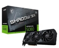 VGA MSI RTX 5080 16GB SHADOW 3X OC