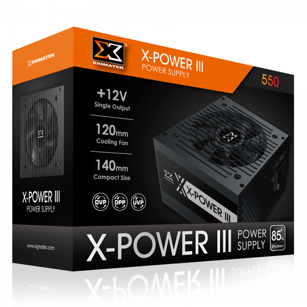 Nguồn Xigmatek X-POWER III 550 EN45983 500W -Standard