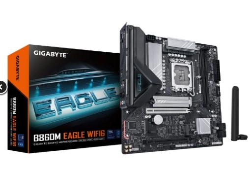 Mainboard Gigabyte B860M EAGLE WIFI6 (2 x DDR5/ 128GB/ LGA 1851/ Micro ATX)