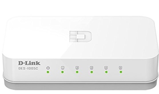 Switch D-Link DES-1005C (5 port/ 10/100 Mbps)