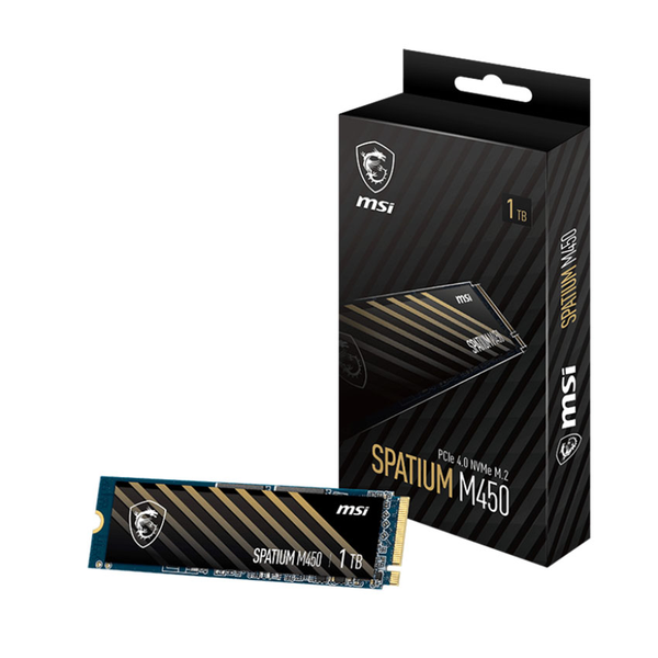 MSI SPATIUM M450 PCIe 4.0 NVMe M.2 1TB (3600/3000)