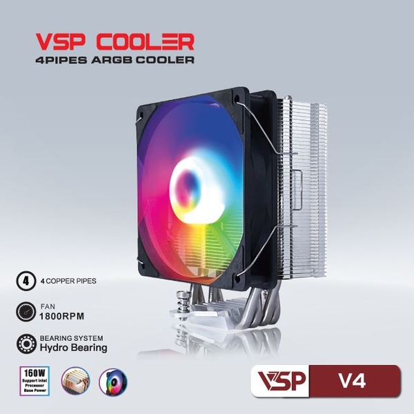 Tản nhiệt CPU VSP Cooler V4 Plus